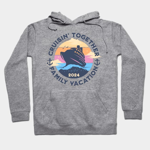 Cruising together family vacation Hoodie by Polynesian Vibes